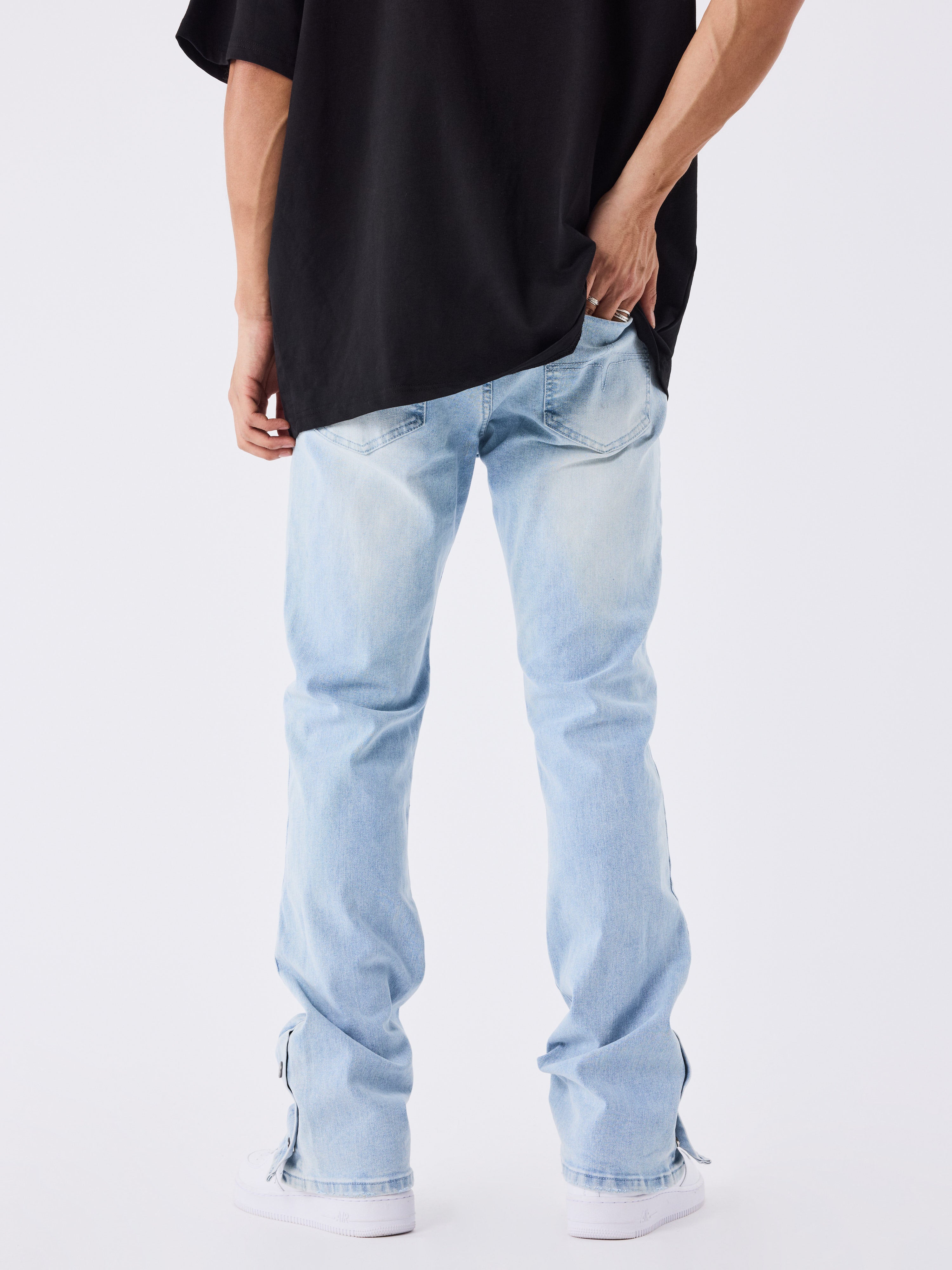 jeans-flare-bleu